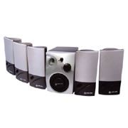 CAIXA SOM / HOME THEATER 5.1 LEADER 20W RMS 110V PRETO / PRA