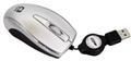 MOUSE OPTICO MINI USB RETRATIL C3 PRATA