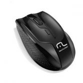 MOUSE OPTICO SEM FIO USB MULTILASER 6 BOTOES PRETO MO165