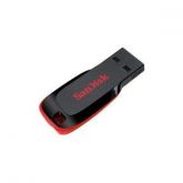 PEN DRIVE 32 GB USB SANDISK CRUZER BLADE PRETO / VERMELHO