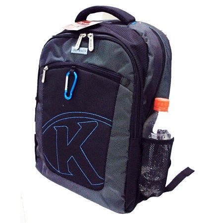 MALETA MOCHILA P/ NOTEBOOK 15.4 XALK NYLON PRETO C/ DETALHE